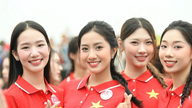 Fröken Ha Truc Linh och andraplatserna skickar sin tro och sina förväntningar till Vietnams ungdomsunions 13:e nationella kongress.