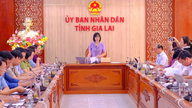 Gia Lai hielt ein Treffen ab, um Berichte über Ökotourismusprojekte in Kon Ka Kinh und Kon Chư Răng anzuhören.