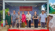 Long Dien inicia a construção de 10 casas para famílias pobres da minoria étnica Khmer.