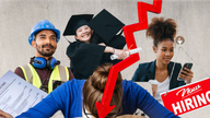 Welche Berufe zieht es junge Amerikaner nach dem Studienabbruch in Scharen an?