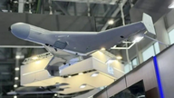 Ryssland presenterar en ny version av Delta-Turbo-dronen med turbojetmotorer.