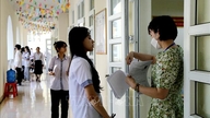 Os candidatos da província de Quang Ninh concluíram o exame final de admissão ao 10º ano.