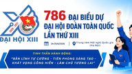 ប្រតិភូចំនួន ៧៨៦ នាក់បានចូលរួមសមាជជាតិលើកទី ១៣ នៃសហភាពយុវជនកុម្មុយនិស្តហូជីមិញ។