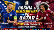 Прогноз на матч Боснія і Герцеговина проти Катару, 2:00 ранку, 25 червня: Останній шанс для обох команд.