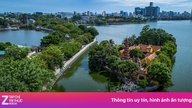 Současný stav silnice podél West Lake před navrhovanou rekonstrukcí.