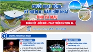CA MAU İLİNİN BİRLEŞMESİNİN 1. YILDÖNÜMÜNÜ ANMA ETKİNLİKLERİ DİZİSİ