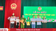 Lançamento do Clube "Agricultores e a Lei" na Comuna de Quang Ninh.