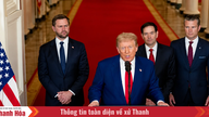 President Trump bekritiseert de Amerikaanse Senaat vanwege haar resolutie over Iran.