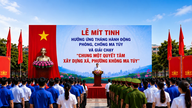 Lao Cai organizes a charity run titled "Sharing the determination to build drug-free communes and wards".