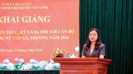 Hưng Yên: Bồi dưỡng kiến thức, kỹ năng cho cán bộ Hội Liên hiệp Phụ nữ cấp xã