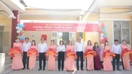 Khánh thành công trình 480 triệu đồng tại trường mầm non Sao Mai