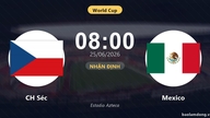 Trực tiếp CH Séc vs Mexico: Nhận định, đội hình dự kiến