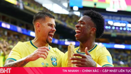 Vinicius gör två mål, Brasilien vinner stort i VM 2026.
