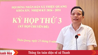 Le Conseil populaire de la commune de Thieu Quang a adopté une résolution sur la réorganisation du village.