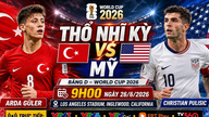 ការទស្សន៍ទាយរវាងទួរគី និងសហរដ្ឋអាមេរិក ម៉ោង ៩ ព្រឹក ថ្ងៃទី ២៦ ខែមិថុនា៖ តើ Pulisic នឹងវិលត្រឡប់មកវិញទេ?