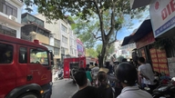 Hanoi: Pożar spowodowany wybuchem butli z gazem na ulicy Doi Can udało się opanować.