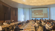 Vietnamin WTO-valtuuskunta puhuu Filippiinien kauppapolitiikan tarkastelukokouksessa.