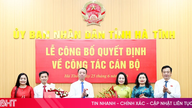 Công bố quyết định bổ nhiệm các Phó Giám đốc Sở KH&CN, Sở Tư pháp Hà Tĩnh