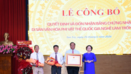 ភូមិ​ធ្វើ​ស្គរ​នេះ ដែល​មាន​អាយុ​ជាង 150 ឆ្នាំ​មក​ហើយ ត្រូវ​បាន​ទទួល​ស្គាល់​ជា​បេតិកភណ្ឌ​វប្បធម៌​អរូបី​ជាតិ។