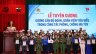 Commending outstanding union members in drug prevention and control.