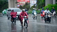 Tormentas eléctricas generalizadas en el norte de Vietnam desde la madrugada.