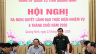 Quang Ninhs militærpartikomité udstedte en resolution, der vejleder implementeringen af ​​opgaver.