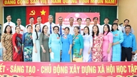 Fru Nguyen Thi Be Nam er leder av An Chau kommunes utdanningsfremmende forening.