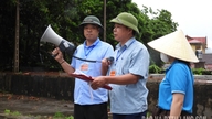 Sécurité pour la construction du projet de route de contournement de la route provinciale 226 et la zone de réinstallation de l'ancienne ville de Binh Gia.