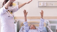 Graças à detecção precoce dos sintomas de AVC, uma mulher de 91 anos evitou consequências duradouras.