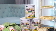 Susu Biji Teratai Nano Kurkumin 365 – Sarapan bergizi yang mendukung sistem pencernaan yang sehat.