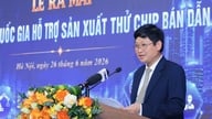 Vietnam inaugura su primer Centro Nacional de Apoyo para la Creación de Prototipos de Chips Semiconductores.