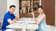 Lương Thế Thành - Thúy Diễm trải nghiệm căn hộ 3 phòng ngủ tại Bcons NewSky
