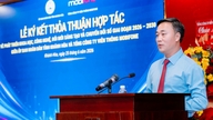 Underskrivelse af en samarbejdsaftale mellem Folkekomitéen i Khanh Hoa-provinsen og MobiFone Telecommunications Corporation.