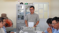 Etelä-Vietnamin meteorologinen ja hydrologinen asema tarkastaa katastrofien ehkäisy- ja torjuntatöitä Ca Maussa.