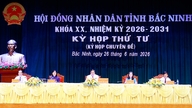 ក្រុមប្រឹក្សាប្រជាជនខេត្តបាក់និញបានអនុម័តសេចក្តីសម្រេចចិត្តសំខាន់ៗចំនួន ១០។