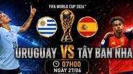 Riepilogo dei risultati previsti per Spagna-Uruguay alle ore 7:00 del 27 giugno 2026.
