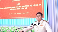 Timbalan Pengarah Polis Wilayah Dong Nai telah dilantik sebagai Timbalan Pengarah Polis Wilayah Ca Mau.