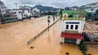 Many areas were flooded after heavy rains in Cao Bang.