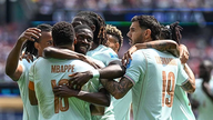 Norvegia-Francia 1-3 (fine primo tempo): tripletta di Dembélé