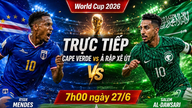 Live fodboldkamp: Kap Verde vs Saudi-Arabien (kl. 19:00 den 27. juni): En chance for at skrive historie.