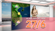 [Video] Previsioni meteo per il 27 giugno 2026: temporali diffusi al Nord, caldo intenso persistente nella regione centrale.