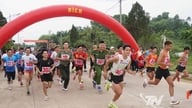 Quyet Thang Ward partecipa alla corsa durante il Mese di azione contro l'abuso di droghe.