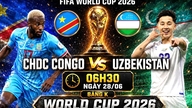Analisi e pronostico del risultato della partita Repubblica Democratica del Congo vs Uzbekistan (ore 6:30, 28 giugno), Gruppo K, Mondiali 2026.