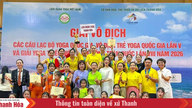 La Federación de Yoga Thanh Hoa quedó en tercer lugar en el Campeonato Nacional de Clubes de Yoga.