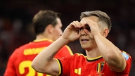 Belgium dengan yakin mara ke pusingan kalah mati Piala Dunia 2026 hasil daripada kelas Leandro Trossard.