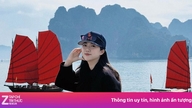 Enam buah bot layar berdinding tiga berwarna merah secara rasminya mengalu-alukan pelancong di Teluk Ha Long.