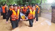 Bang Giang-floden stiger snabbt; Cao Bang-provinsen har mobiliserat polis och militär för att ingripa.