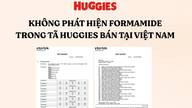 Huggies testaa tuotteitaan ennakoivasti eikä löytänyt formamidia vaippanäytteistä Vietnamissa.