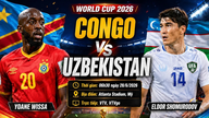 Kongo kontra Uzbekistan: składy wyjściowe i przewidywany wynik.