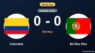 کولمبیا 0-0 پرتگال: دونوں ٹیموں کے پوائنٹس ہیں۔